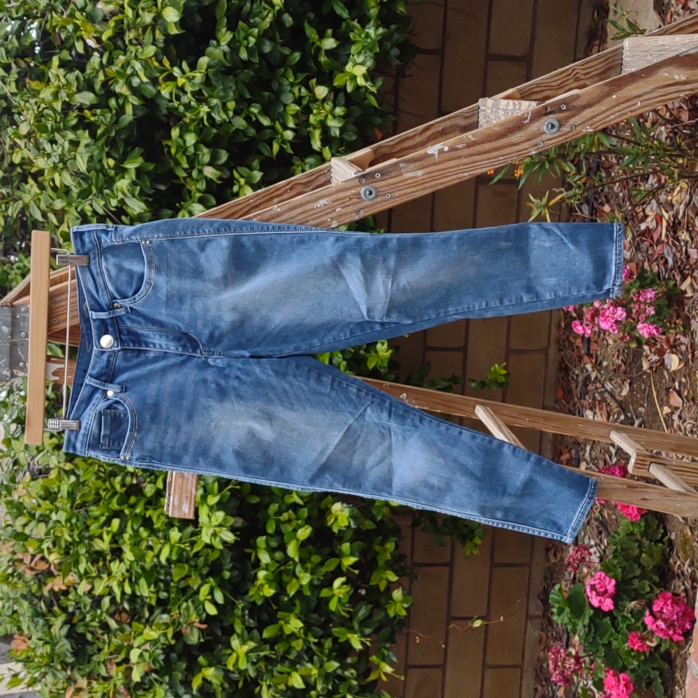 Seven 7 High Rise Ankle Skinny Jeans Light Wash 8